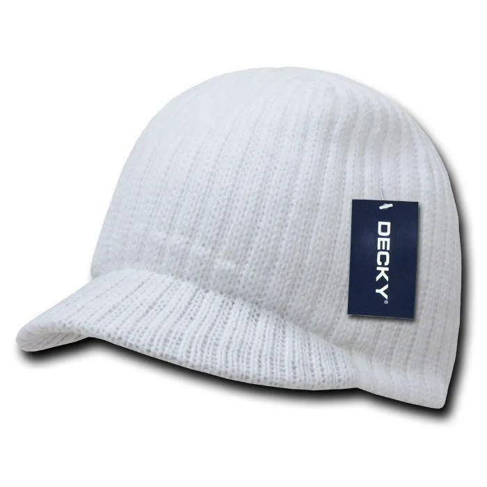 1 Dozen Beanies Striped Gi Campus Skull Caps Hats Ski Wholesale Bulk