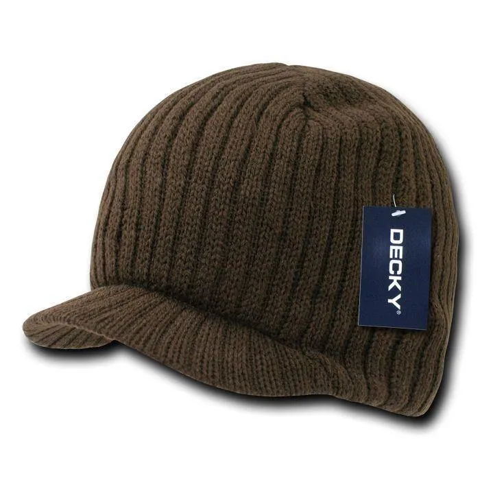 1 Dozen Beanies Striped Gi Campus Skull Caps Hats Ski Wholesale Bulk