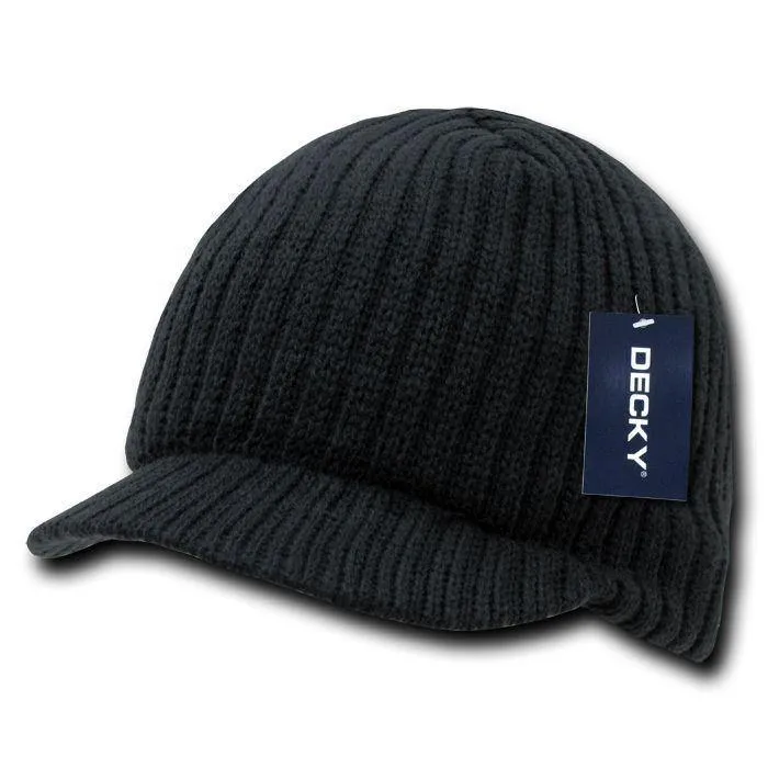 1 Dozen Beanies Striped Gi Campus Skull Caps Hats Ski Wholesale Bulk