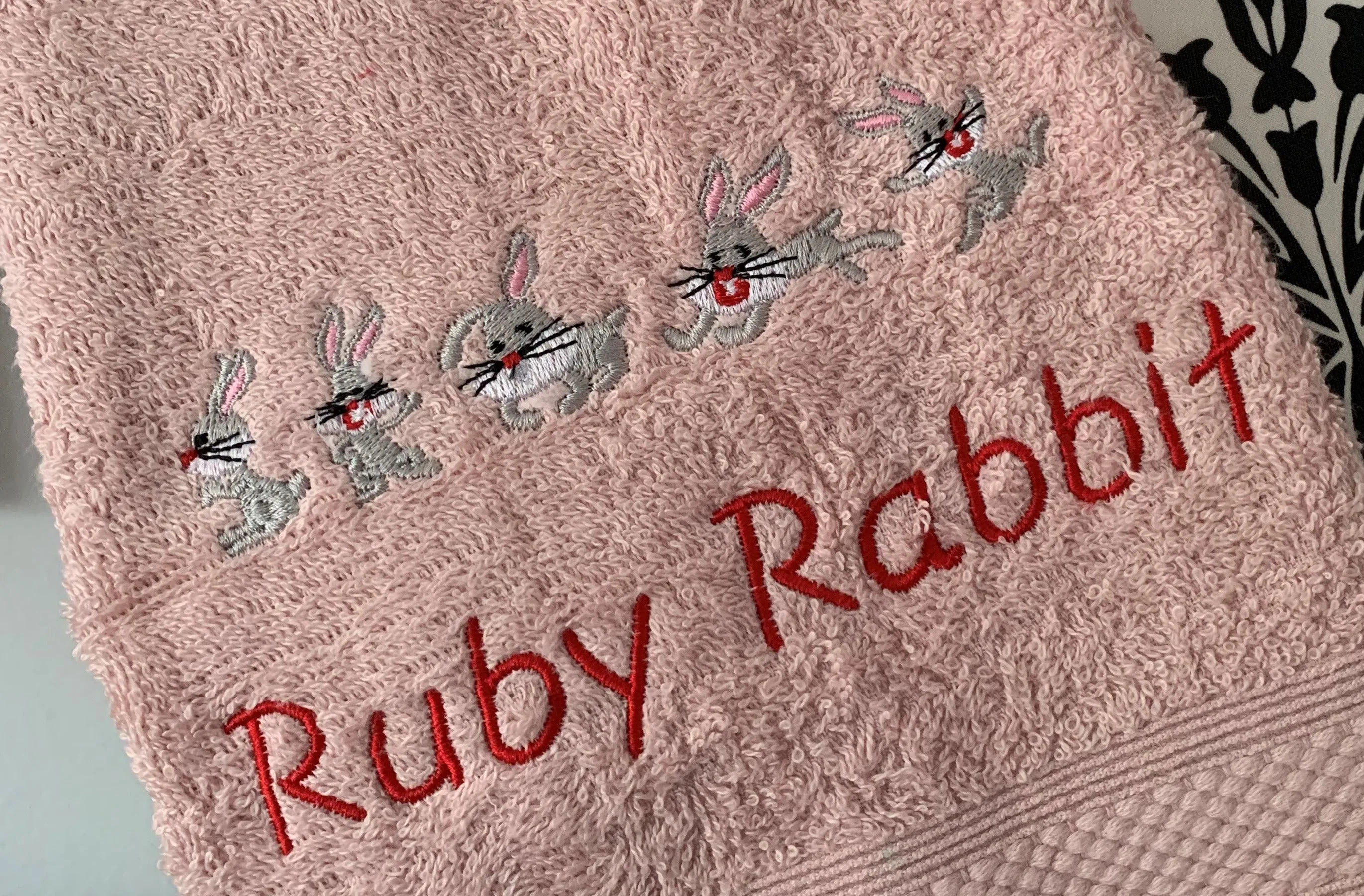 Bunny Rabbits - Baby Bubble Blanket - Personalised