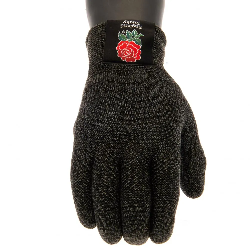 England RFU Luxury Touchscreen Gloves for Youths