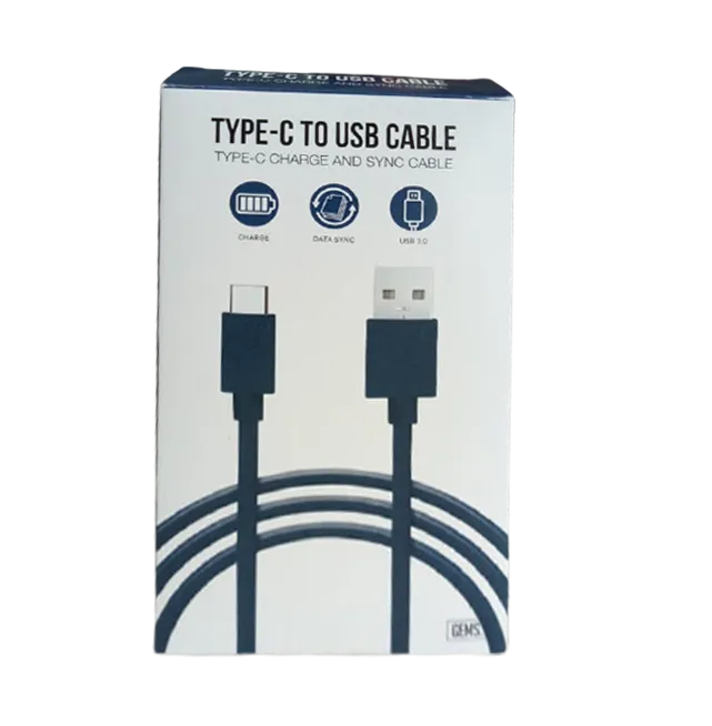 Gems - Type C to USB cable (3ft - 0.9m)