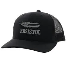 HOOEY RESISTOL BLACK FEATHER HAT