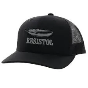 HOOEY RESISTOL BLACK FEATHER HAT