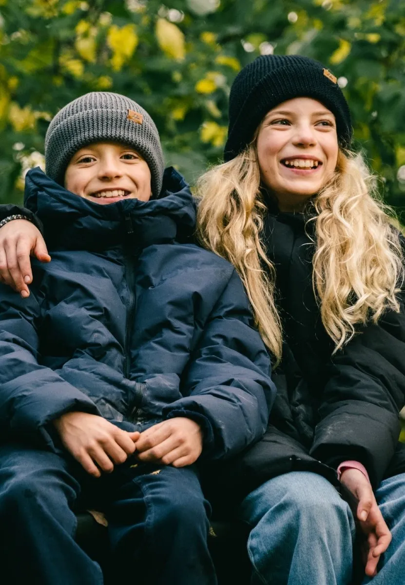 KIDS MERINO BEANIE WITH POLAR FLEECE
