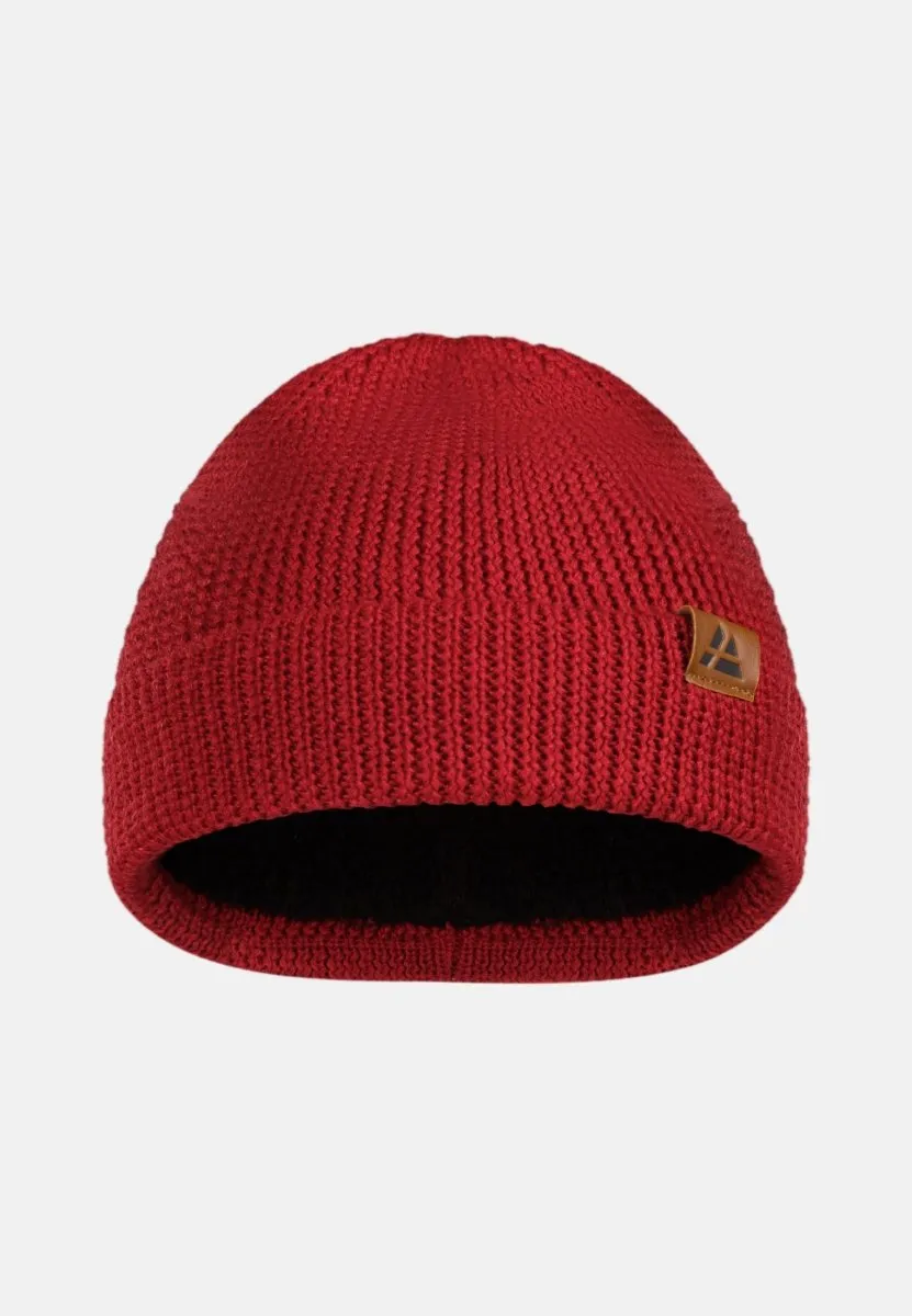 KIDS MERINO BEANIE WITH POLAR FLEECE