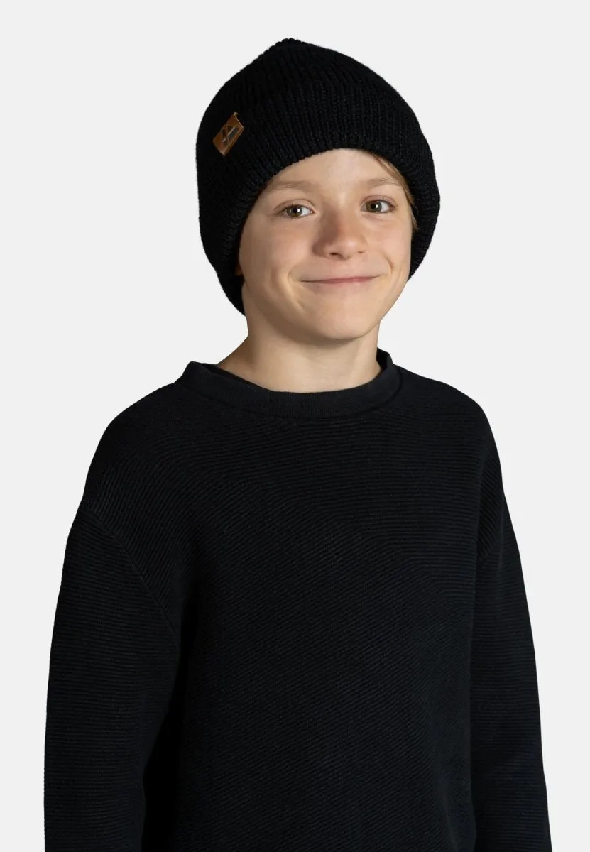 KIDS MERINO BEANIE WITH POLAR FLEECE