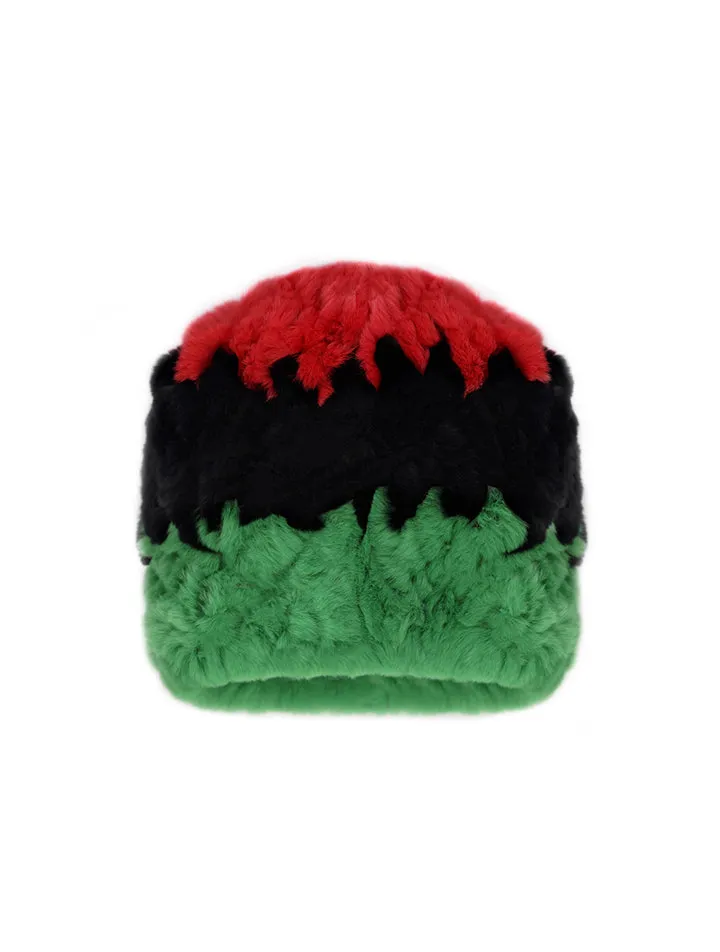 Knitted Fur Hat