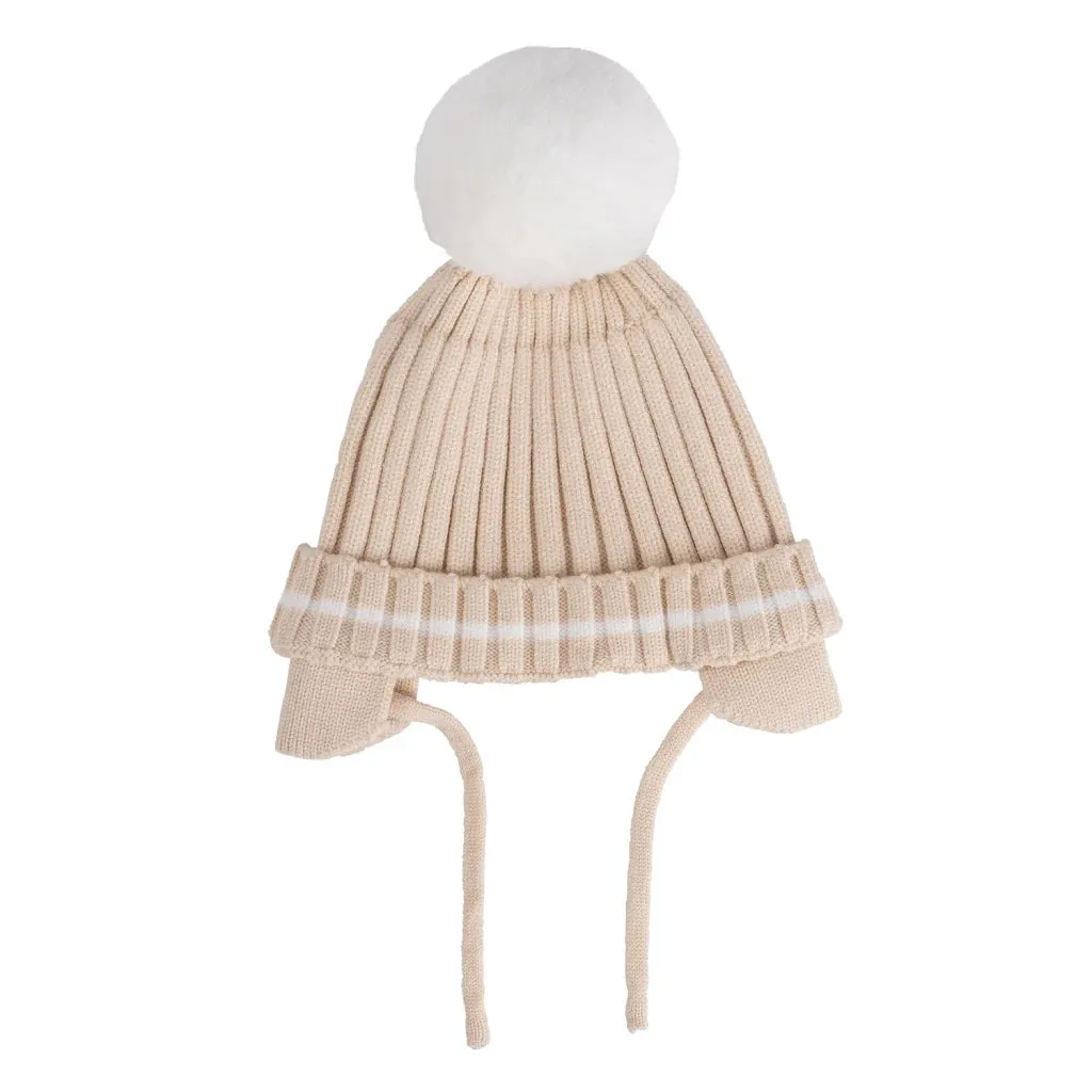 Mitch & Son - Knitted pom pom hat