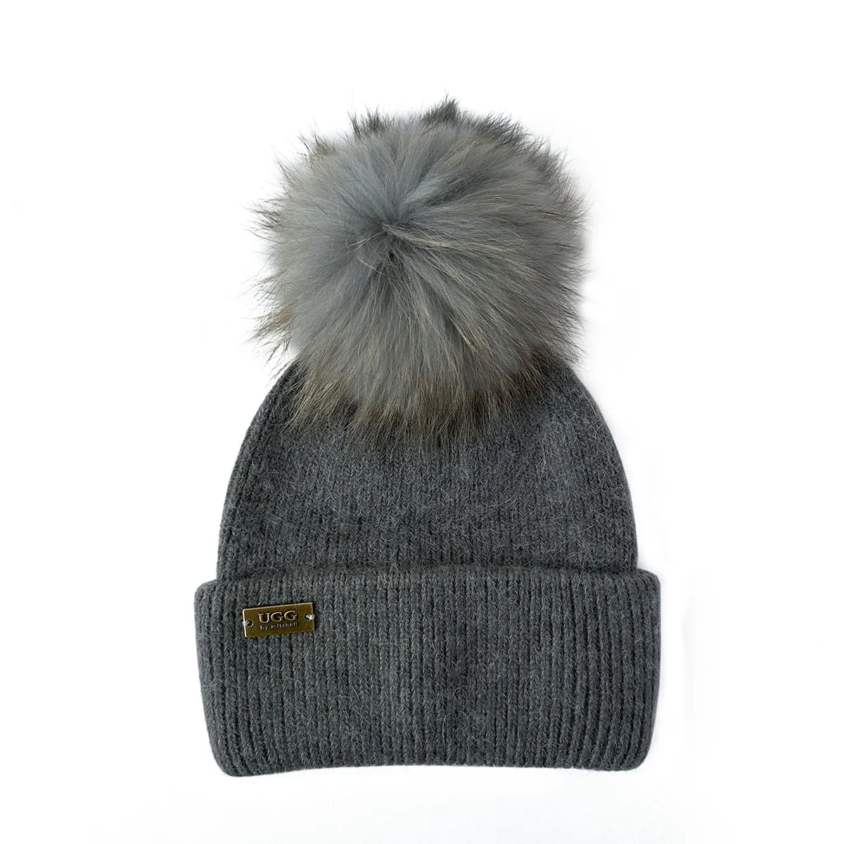 Mitchell-Y Pom Pom UGG Beanies 3P