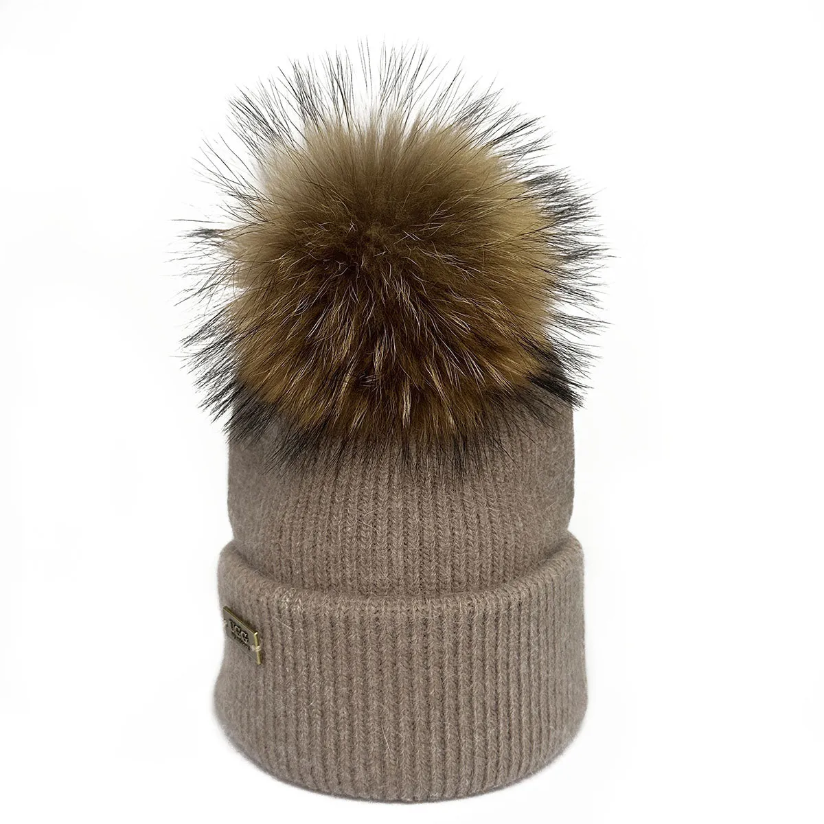 Mitchell-Y Pom Pom UGG Beanies 3P