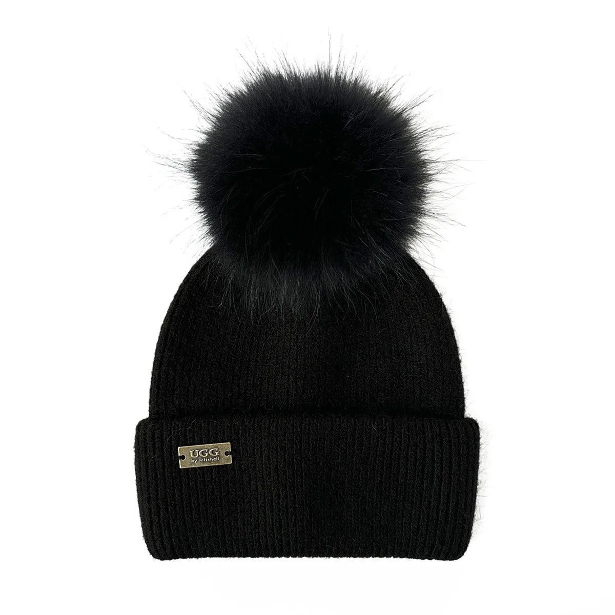 Mitchell-Y Pom Pom UGG Beanies 3P