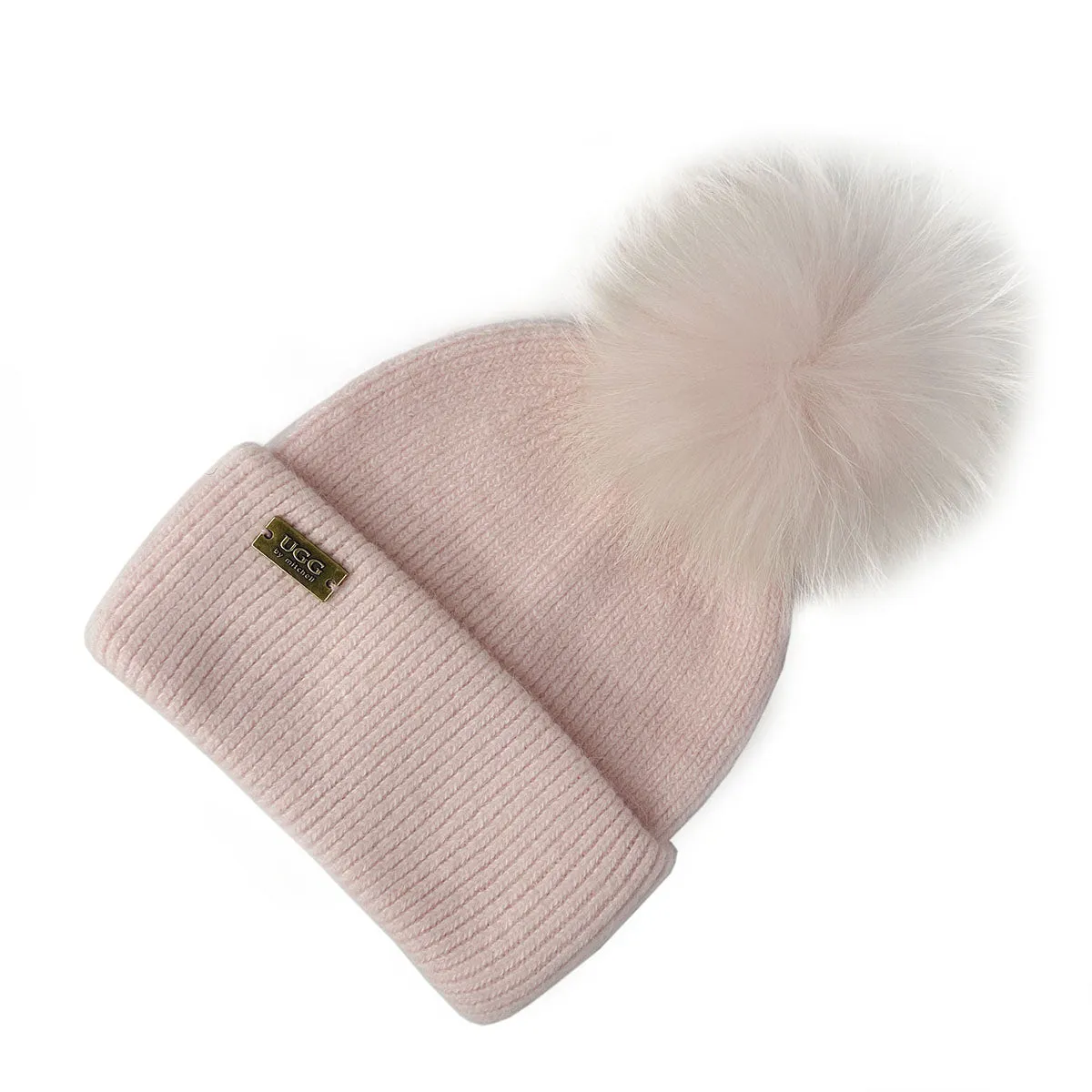 Mitchell-Y Pom Pom UGG Beanies 3P