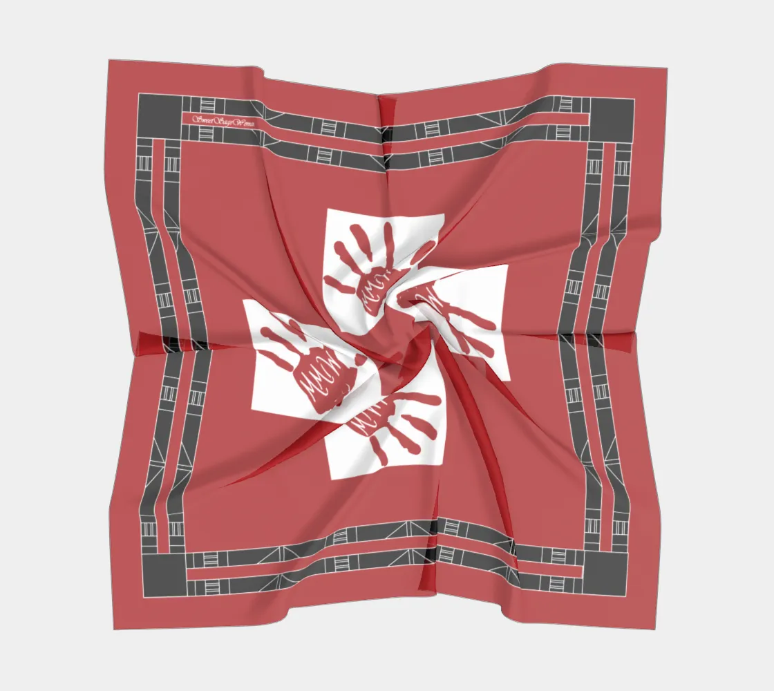 MMIW Red Square Scarf