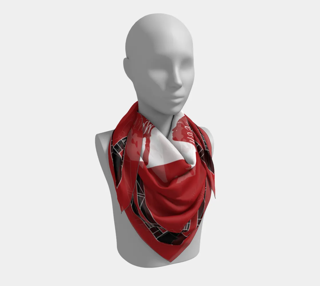 MMIW Red Square Scarf