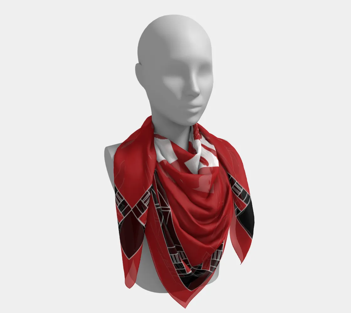 MMIW Red Square Scarf