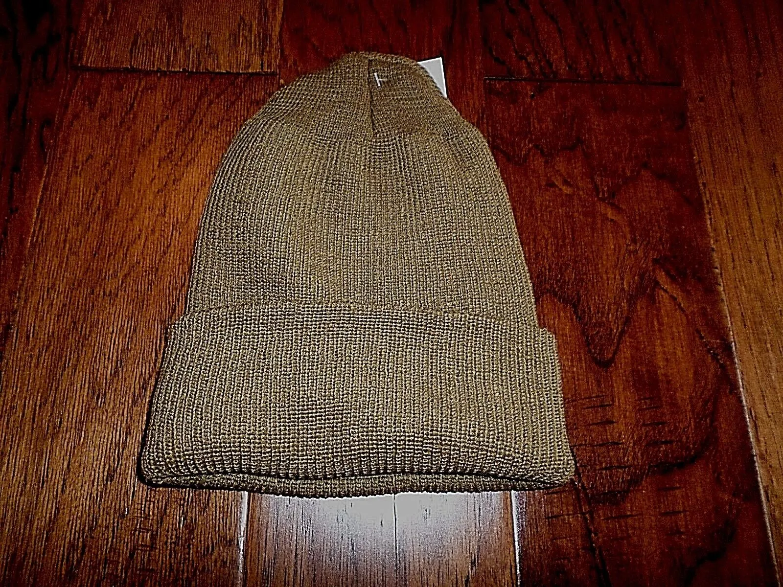 NEW GENUINE MILITARY ISSUE 100% WOOL BROWN WATCH CAP COLD WEATHER HAT U.S.A MADE