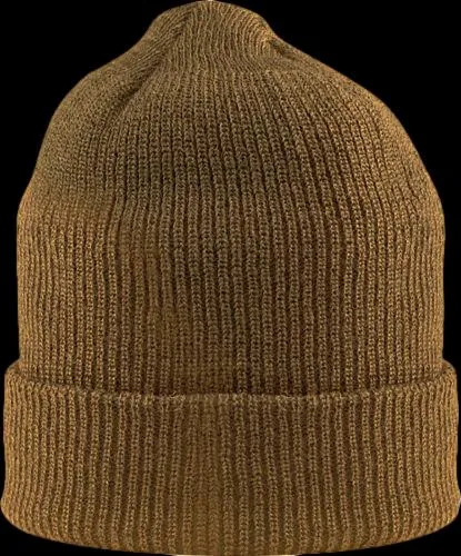 NEW GENUINE MILITARY ISSUE 100% WOOL BROWN WATCH CAP COLD WEATHER HAT U.S.A MADE