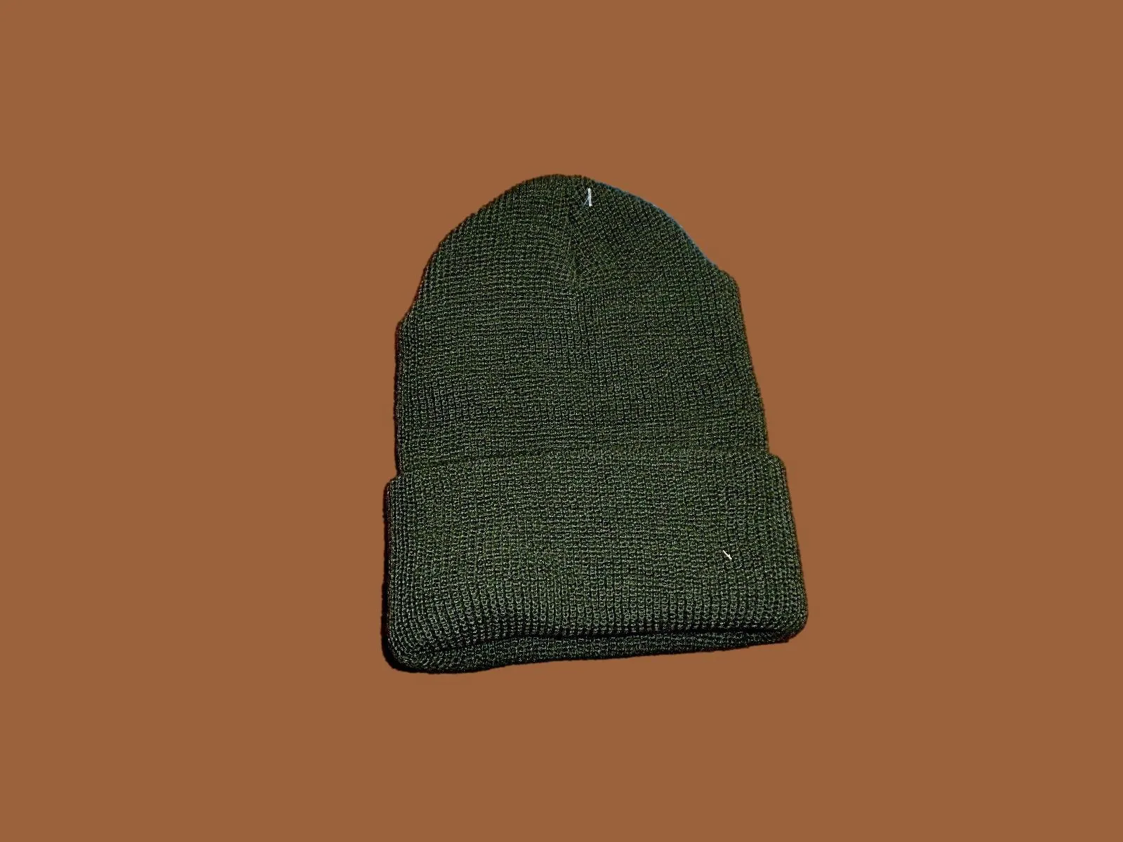 NEW GENUINE MILITARY ISSUE 100% WOOL GREEN WATCH CAP COLD WEATHER HAT U.S.A MADE