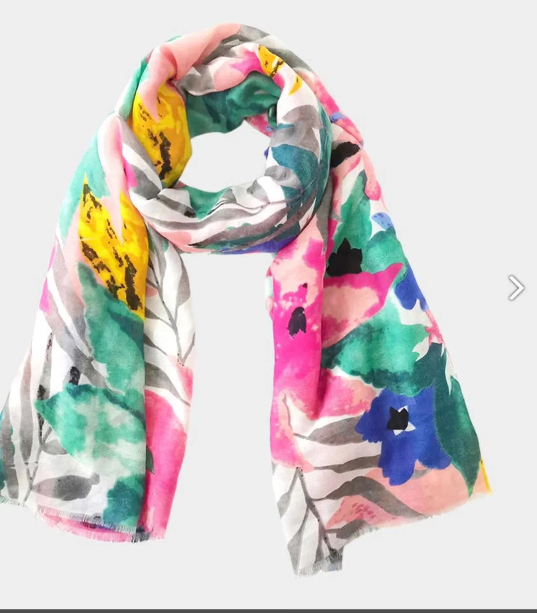 Spring  Printed  Oblong  Scarves