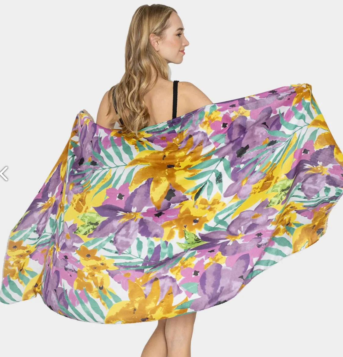 Spring  Printed  Oblong  Scarves