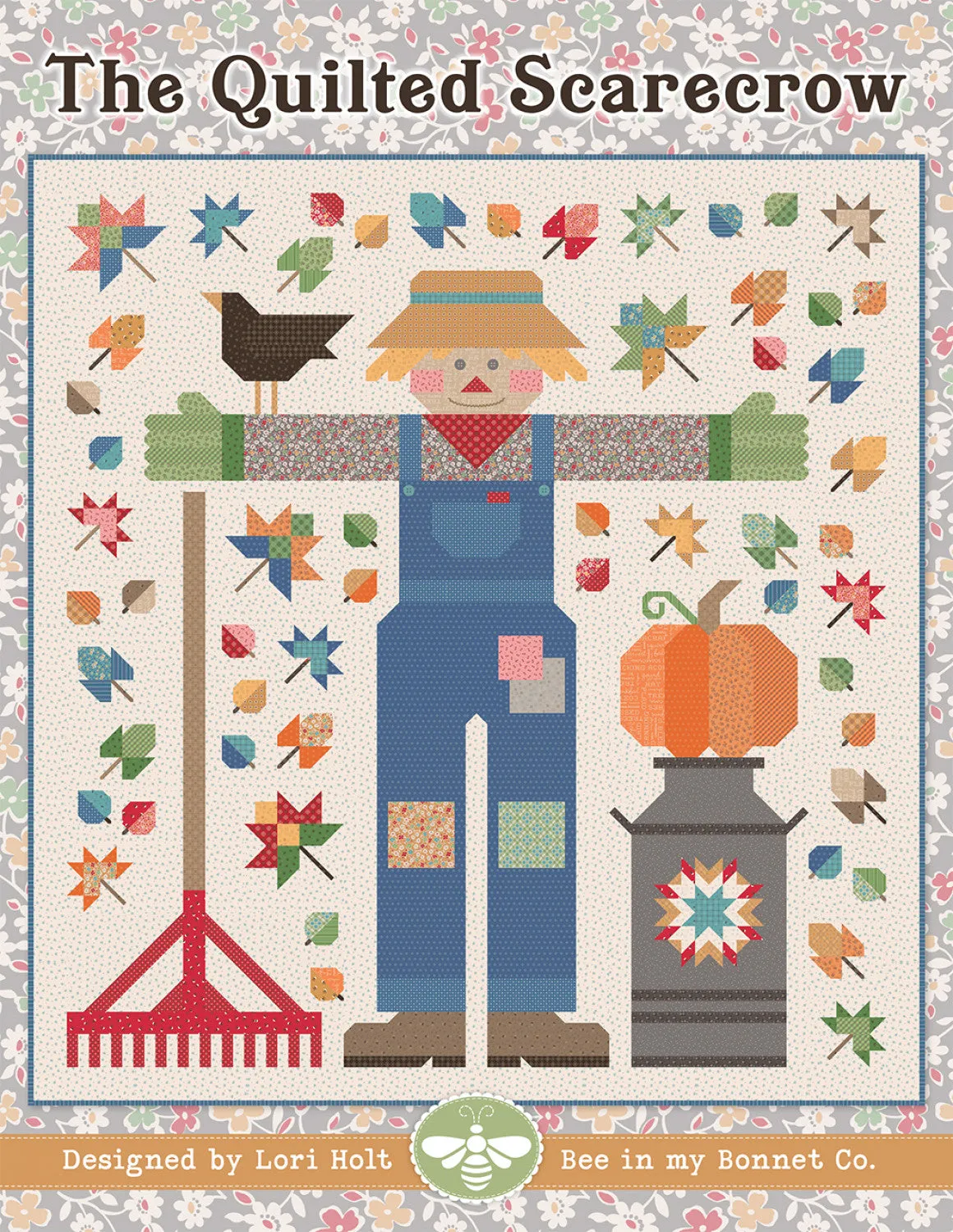 The Quilted Scarecrow Quilt Pattern by Lori Holt for It's Sew Emma