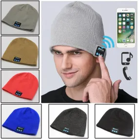 Wireless Headset Knitted Hat
